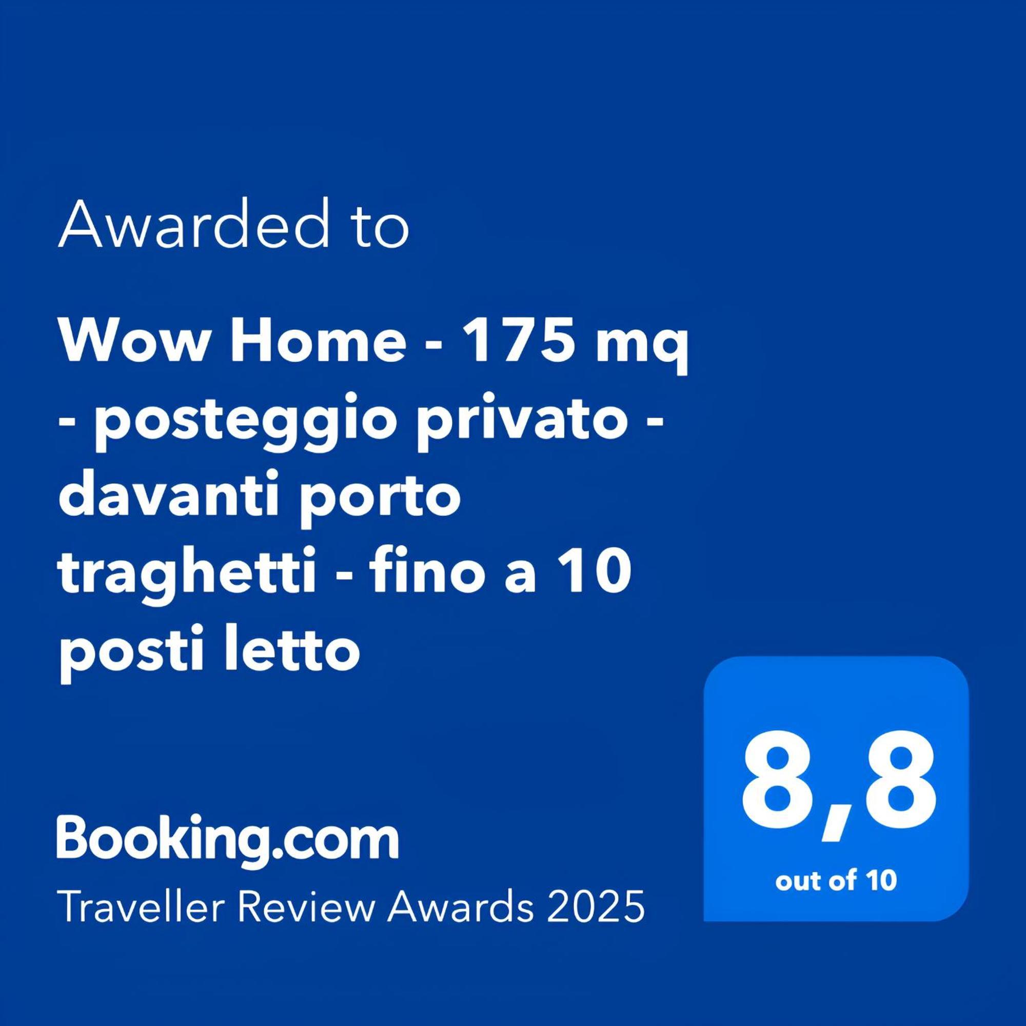 Wow Home - 175 Mq - Posteggio Privato - Davanti Porto Traghetti - Fino A 10 Posti Letto Genua Exterior foto